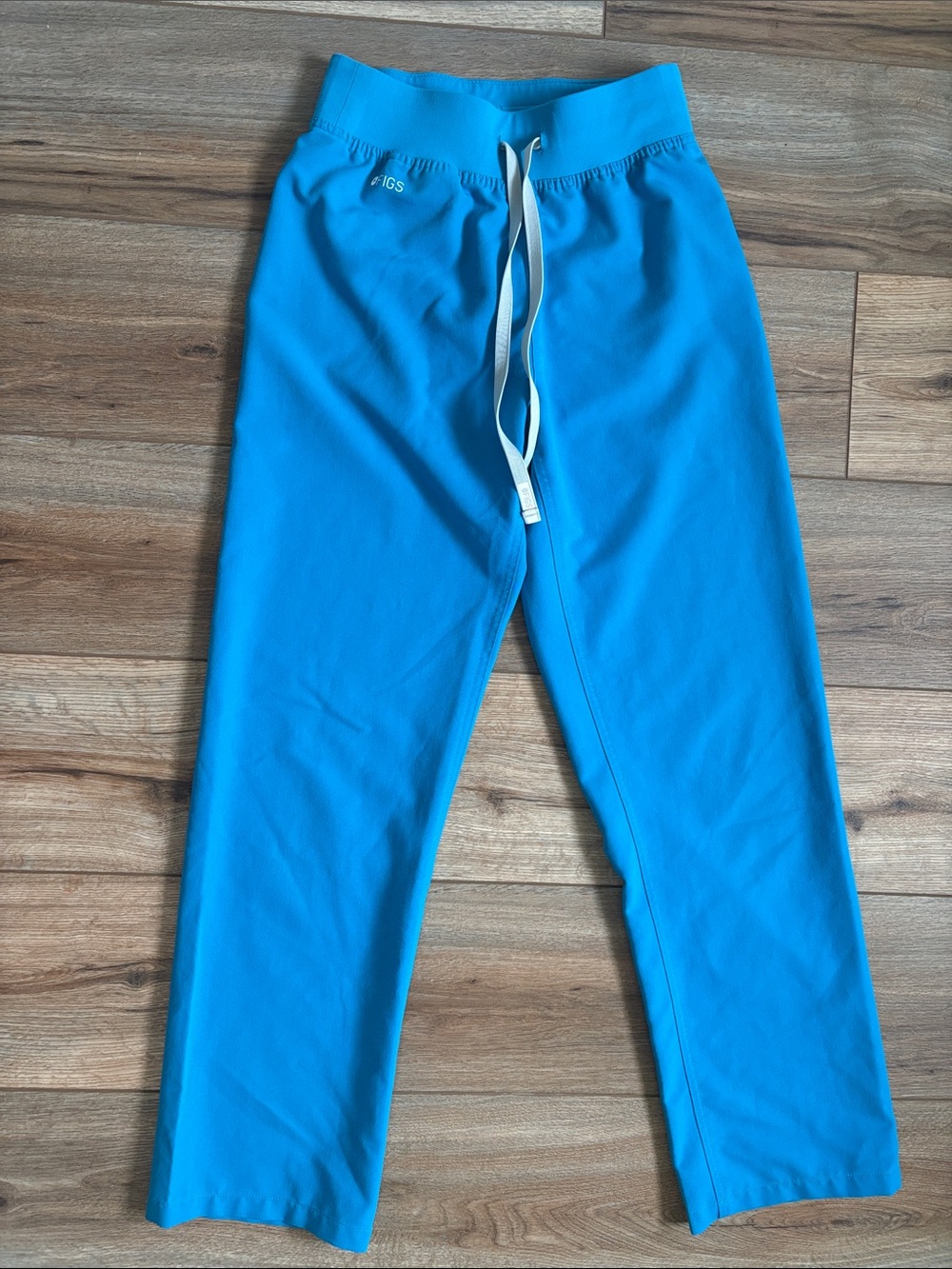 Figs Extreme Blue Drawstring Scrub Pants XS/P